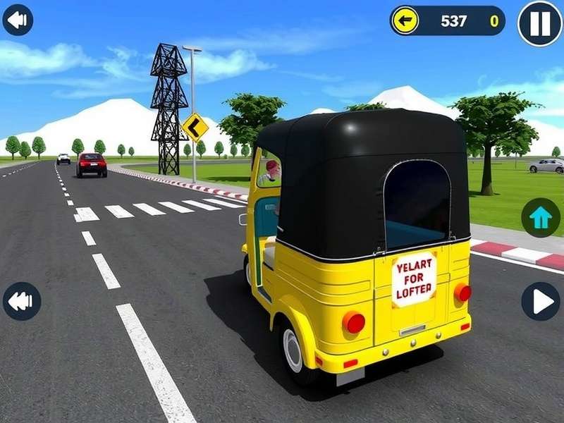 Auto Rickshaw Legendary Game Screenshot